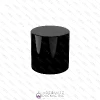 SHINY BLACK ALUMINIUM CAP LEXYA KPAL0220  neck FEA 15  Ø 29 mm  x H 29 mm