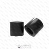 MATTE BLACK  ALUMINIUM CAP SMART WITH WEIGHT KPAL0226 neck FEA 15  Ø 28 mm  x H 28 mm