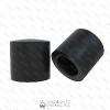 MAT BLACK ALUMINIUM CAP GLORIOUS WITH WEIGHT KPAL0154 neck FEA 15  Ø 28 mm  x H 28 mm