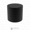 SHINY BLACK ALUMINIUM CAP VICTORYY WITH WEIGHT KPAL0147  neck FEA 15  Ø 40 mm  x H 37 mm