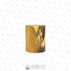 SHINY GOLD ALUMINIUM CAP MINI KPAL0233 neck  FEA 15  Ø 20.7 mm x H 28 m