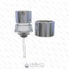Pump OTOMATIK PSAL0176 FEA 15 silver with Integrated straight pump collar - 100 mcl - choice of dip tube size