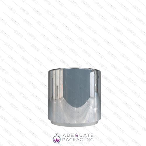 MAGNETIC COVER ABS shiny silver KPAI0053 neck FEA 15 size 31 X 35 mm