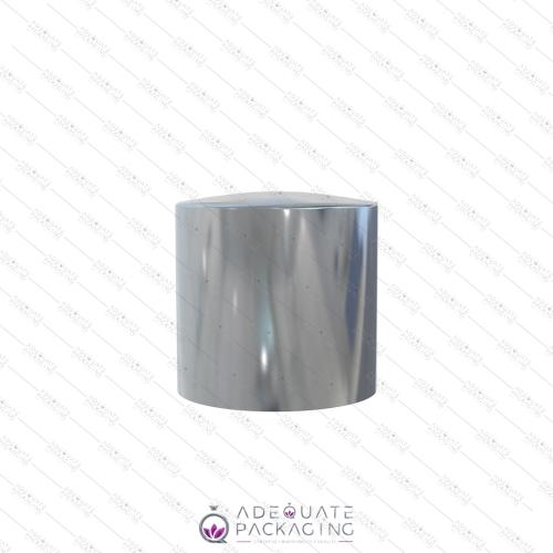 SHINY SILVER ALUMINIUM CAP GLORIOUS WITH WEIGHT KPAL0156 neck FEA 15  Ø 28 mm  x H 28 mm