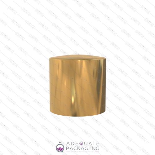 SHINY GOLD ALUMINIUM CAP GLORIOUS WITHOUT WEIGHT KPAL0179 neck FEA 15  Ø 28 mm  x H 28 mm