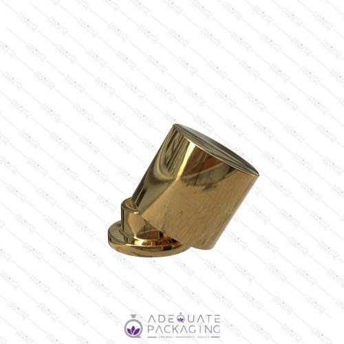 MAGNETIC ALUMINIUM CAPS SHINNY Gold KPAI0047 neck FEA 15 size 34 x 35 mm