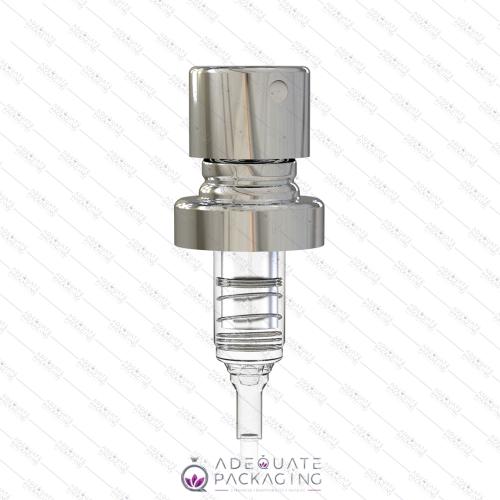 MARS SHINY SILVER ALUMINUM PUMP  PSAL0098T094 RING FEA 15 DOSAGE 125μL INVISIBLE TUBE