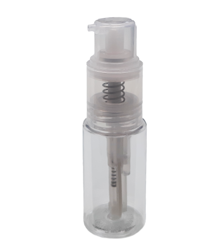 Plastic bottle - Transparent bottle - Cylindrical bottle - Bottle for body milk - Perfume - Odor - Cylindrical bottle - Pump bottle - Sephora - Perfumery - Cosmetics - Care - Nocibé